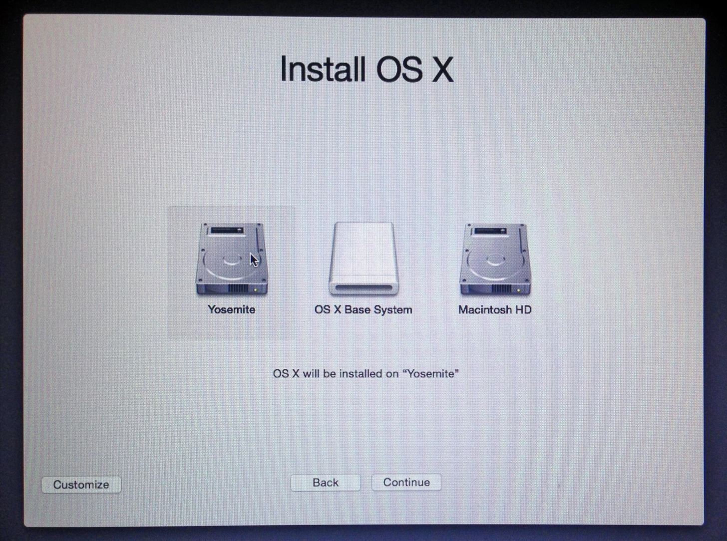 Install mac os yosemite on unsupported mac